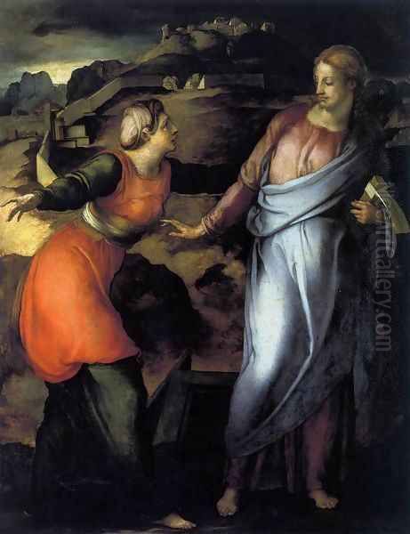 Noli Me Tangere Oil Painting by (Jacopo Carucci) Pontormo