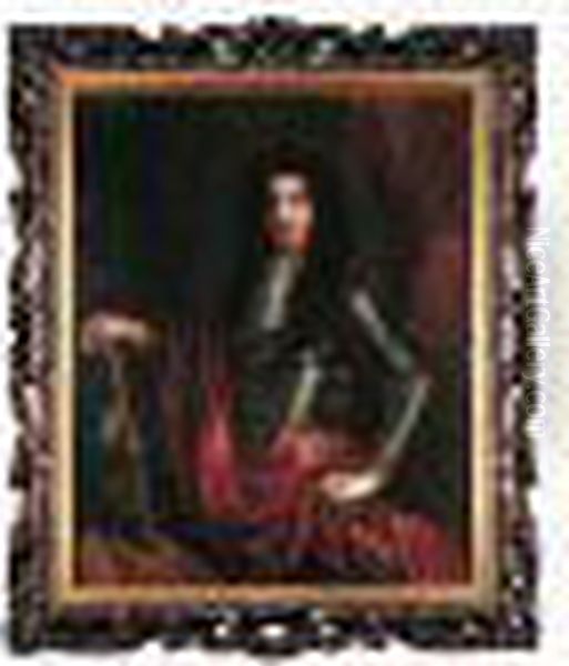 Portrait Of Charles Ii Oil Painting by Sir Peter Lely