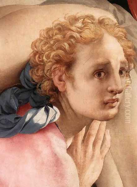 Deposition (detail) 3 Oil Painting by (Jacopo Carucci) Pontormo