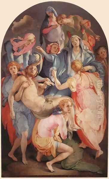 Deposition 3 Oil Painting by (Jacopo Carucci) Pontormo