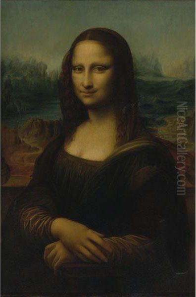 The Mona Lisa Oil Painting by Leonardo Da Vinci