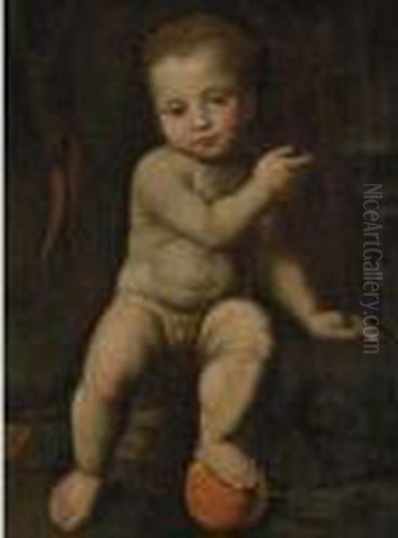 Infant John The Baptist Oil Painting by Leonardo Da Vinci