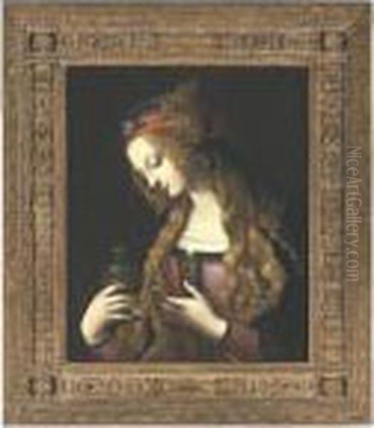 The Penitent Magdalene Oil Painting by Leonardo Da Vinci