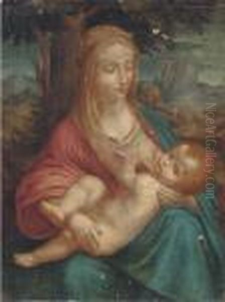 The Madonna And Child Oil Painting by Leonardo Da Vinci