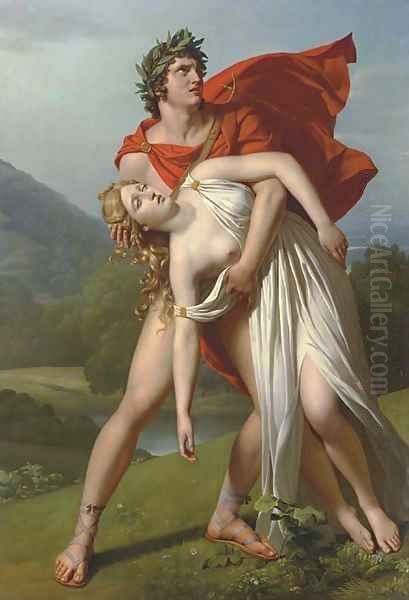 Orpheus and Eurydice Oil Painting by Joseph Paelinck