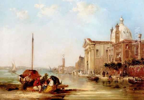 Chiesa Gesuati (Canal Della Guidecca) Oil Painting by Edward Pritchett