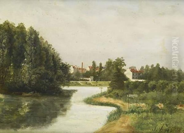 Aux Environs De Robinson Oil Painting by Stanislas Lepine