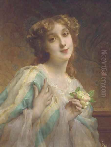 The debutante Oil Painting by Etienne Adolphe Piot