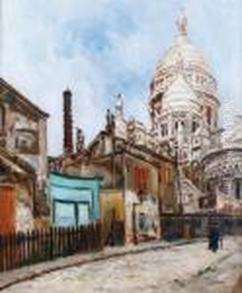 Paris, Montmartre Oil Painting by Marcel Leprin