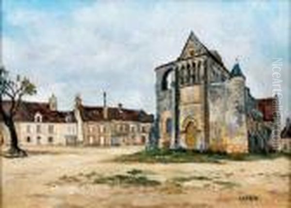 Eglise De Mally-le-chateau Oil Painting by Marcel Leprin