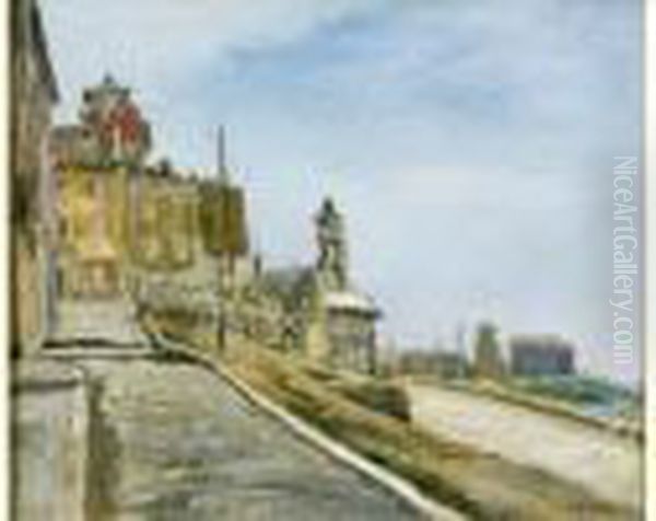 Rue A Saint Servan Oil Painting by Marcel Leprin