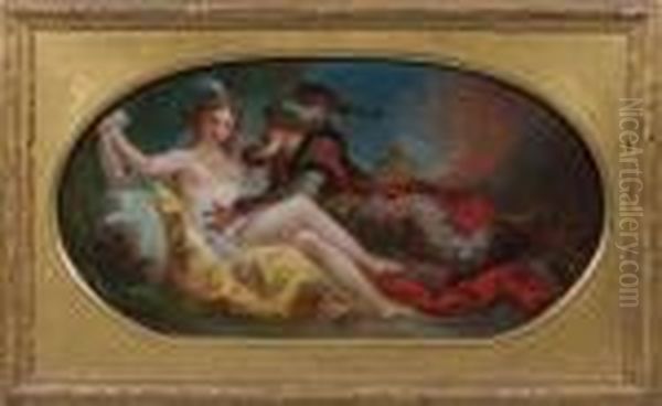 Scene De Harem by Jean-Baptiste Le Prince