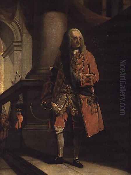 George II Oil Painting by James Baker Pyne