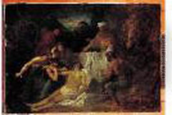 La Mise Au Tombeau Oil Painting by Jean-Baptiste Le Prince