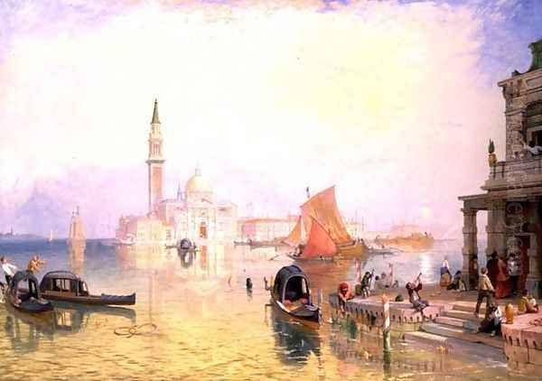 Venice Giudecca Oil Painting by James Baker Pyne