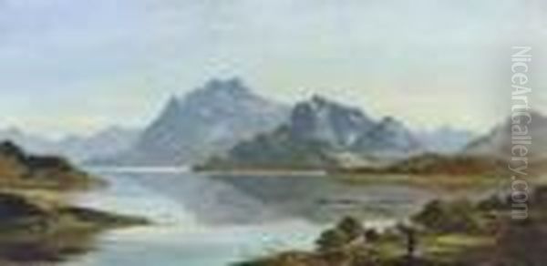 Killarney Oil Painting by Charles Leslie