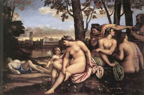 Death of Adonis 1511-12 Oil Painting by Sebastiano Del Piombo