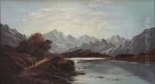 Loch ? Oil Painting by Charles Leslie