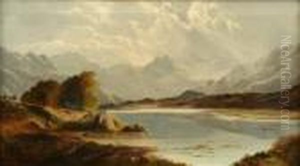 Extensive Landscape Oil Painting by Charles Leslie