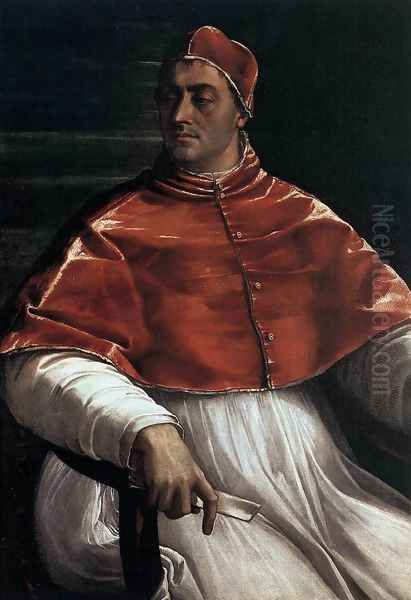 Pope Clement VII 1526 Oil Painting by Sebastiano Del Piombo