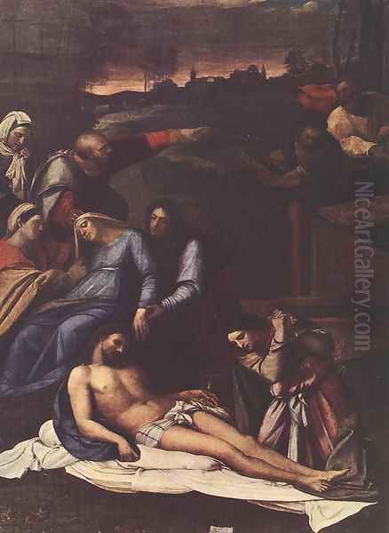 Deposition 1516 Oil Painting by Sebastiano Del Piombo