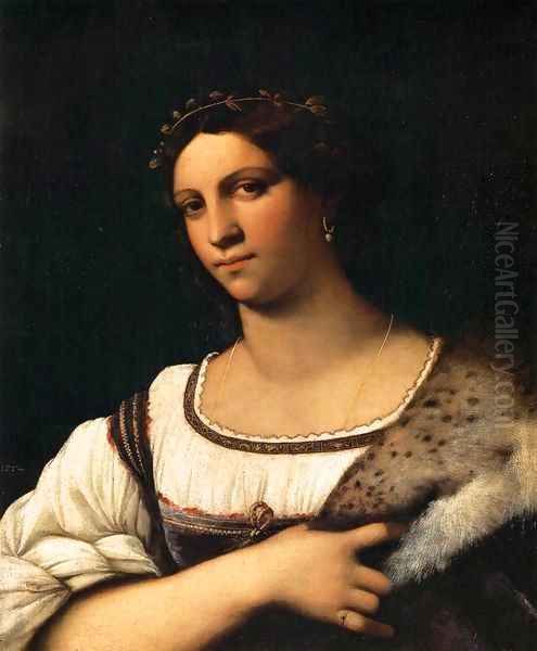 Portrait of a Woman Oil Painting by Sebastiano Del Piombo