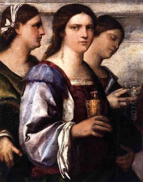 San Giovanni Crisostomo Altarpiece (detail) Oil Painting by Sebastiano Del Piombo