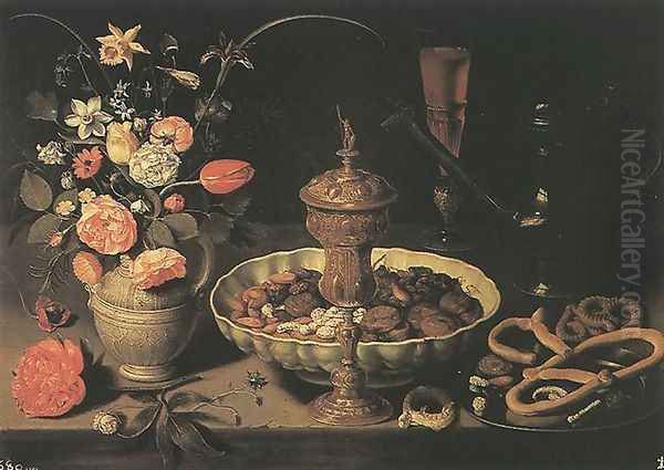 Still-life 1611 Oil Painting by Clara Peeters