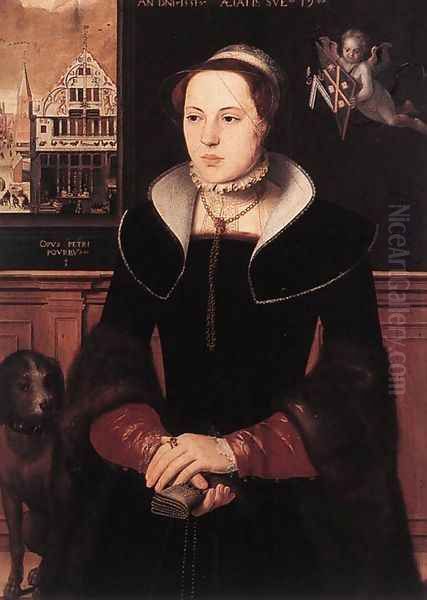 Portrait of Jacquemyne Buuck 1551 Oil Painting by Pieter Pourbus