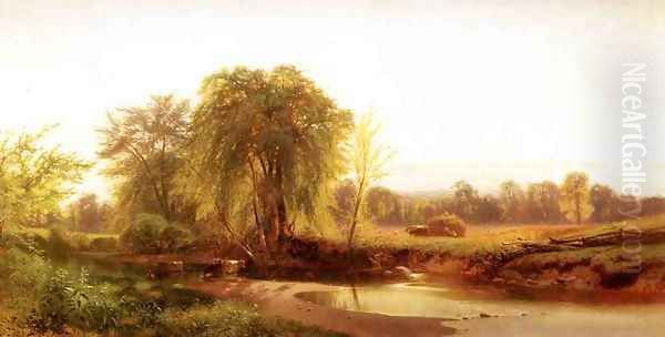 Claverack Creek Oil Painting by Arthur Parton