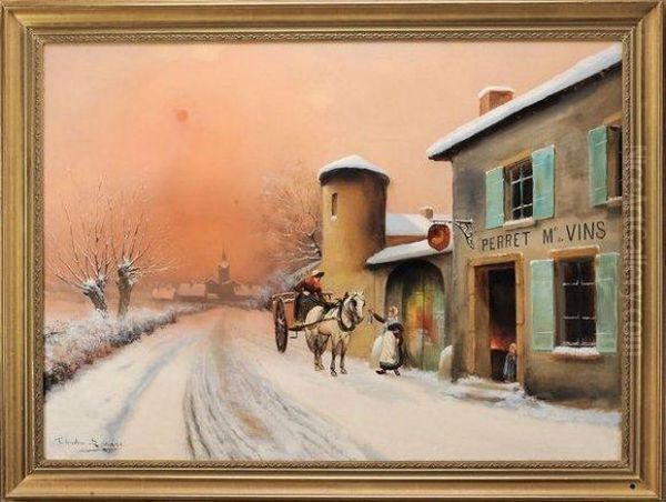 Le Marchand De Vins 
Huile Sur Toile Oil Painting by Theodore Levigne