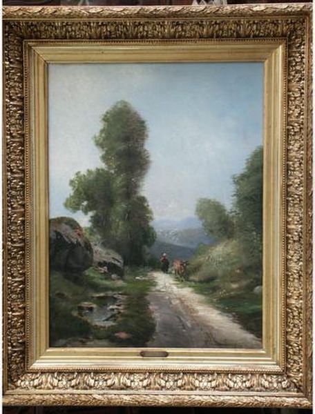 Paysage Anime Oil Painting by Theodore Levigne