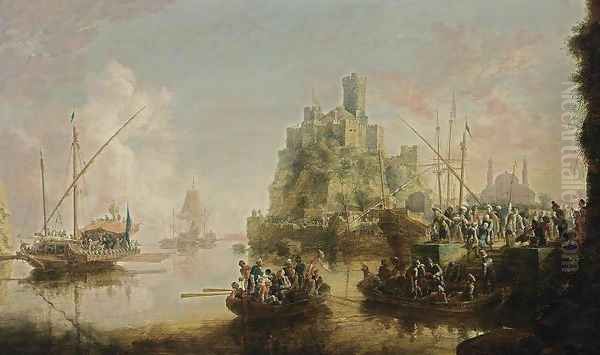 View of a Southern Coast 1652 Oil Painting by Bonaventura, the Elder Peeters