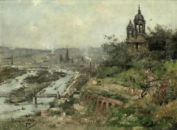 Rouen Oil Painting by Maurice Levis