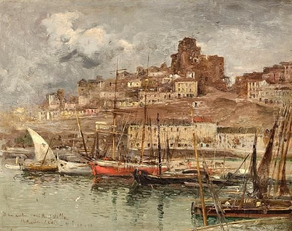 Malaga Oil Painting by Maurice Levis