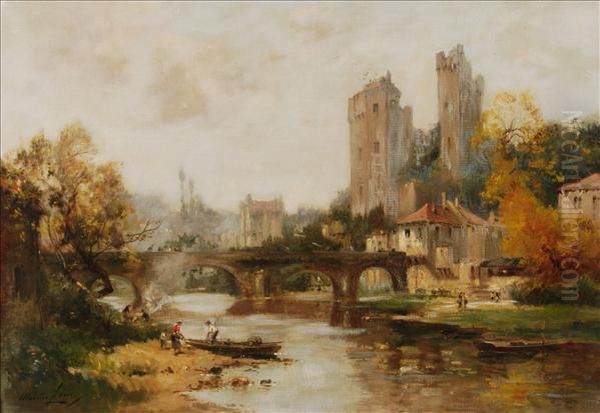 Levis Le Chateau De Clisson Oil Painting by Maurice Levis