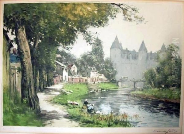 Chateau De Josselin Oil Painting by Maurice Levis