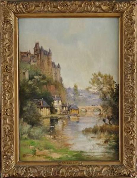 Chateau En Correze Oil Painting by Maurice Levis