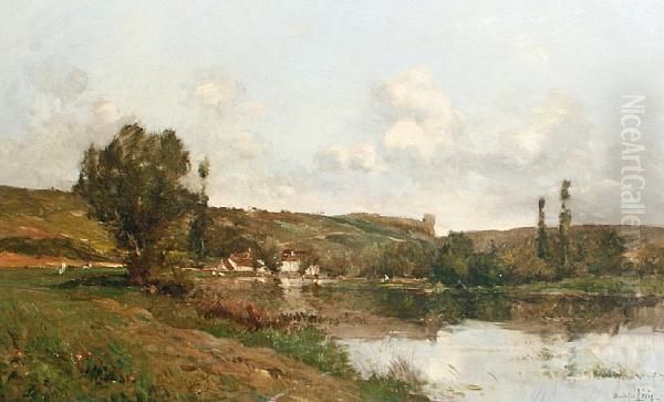 La Riviere A Maille De Chateau Oil Painting by Maurice Levis