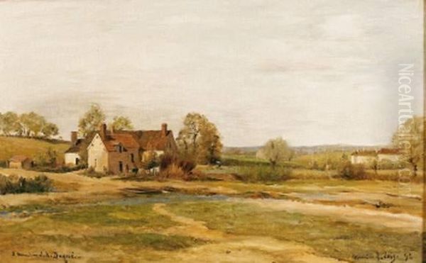 Les Fermes Oil Painting by Maurice Levis