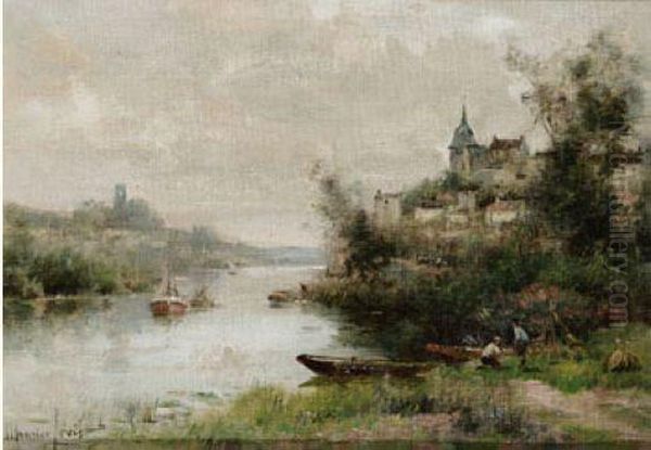 Les Bords De L'ouste, Morbihan by Maurice Levis