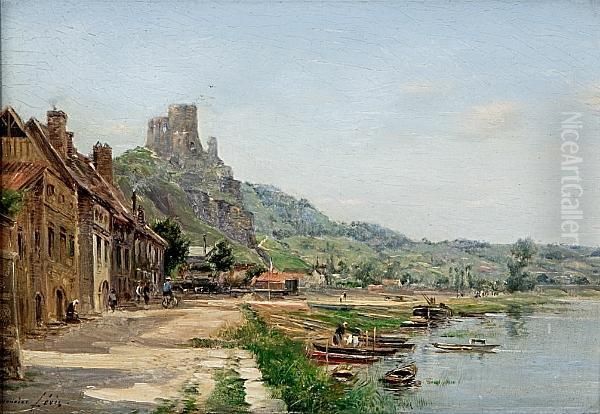 La Seine Au Petit Andely Oil Painting by Maurice Levis