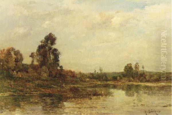 Etang De Valfleur Oil Painting by Maurice Levis