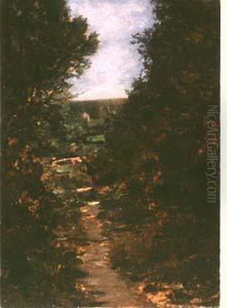 Ruisseau En Sous-bois Oil Painting by Maurice Levis