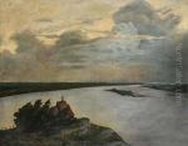 Above An Eternal Rest Oil Painting by Isaak Ilyich Levitan