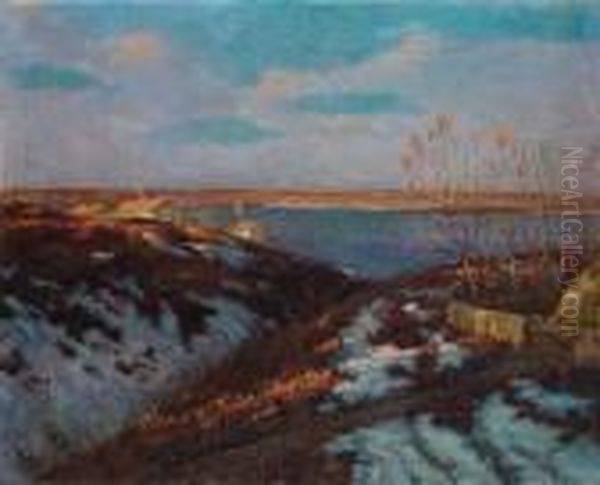 Russian Landscape Oil Painting by Isaak Ilyich Levitan