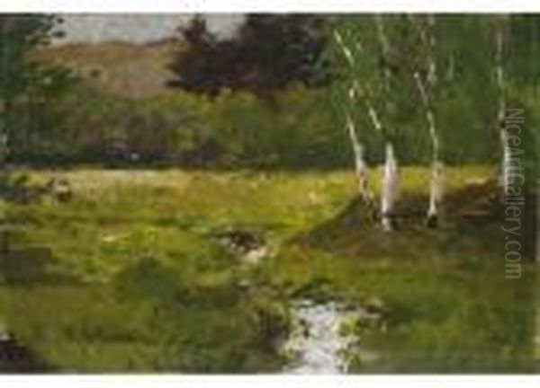 Fruhlingslandschaft Mit Birken
Ol Auf Karton. Oil Painting by Isaak Ilyich Levitan