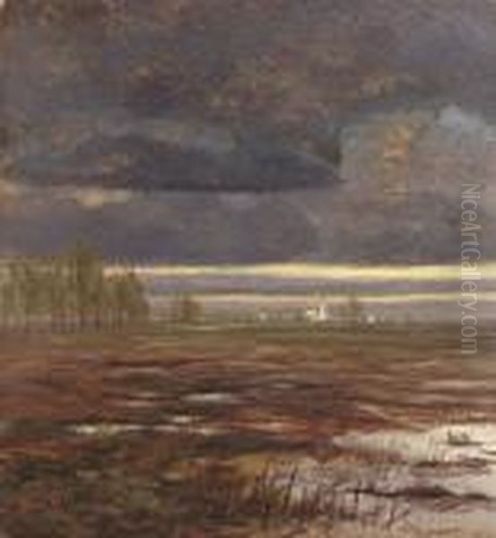 After The Storm Oil Painting by Isaak Ilyich Levitan