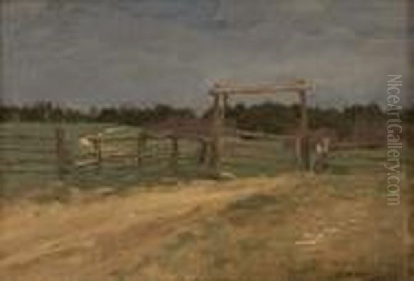 Study For Oil Painting by Isaak Ilyich Levitan