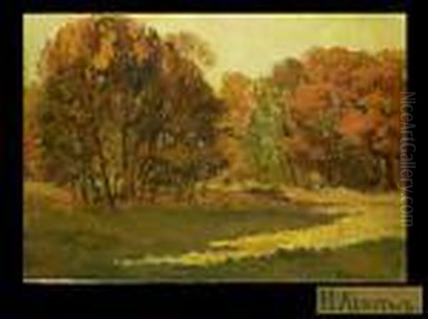 Herbstlandschaft Oil Painting by Isaak Ilyich Levitan